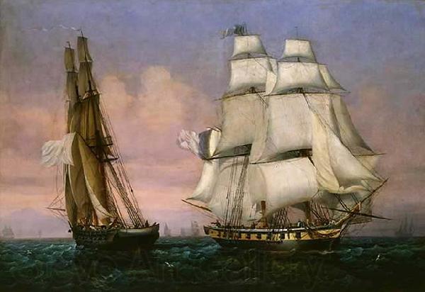 Ambroise-Louis Garneray Return of Napoleon from Elba Norge oil painting art